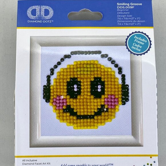 NWT Diamond Dotz Emoji Diamond Art Kit - Picture 1 of 4
